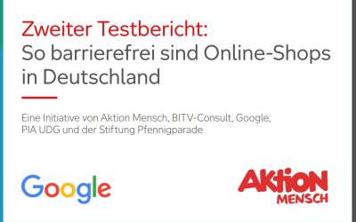 Aktion Mensch und Google: Barrierefreiheit bei Online-Shops mangelhaft 